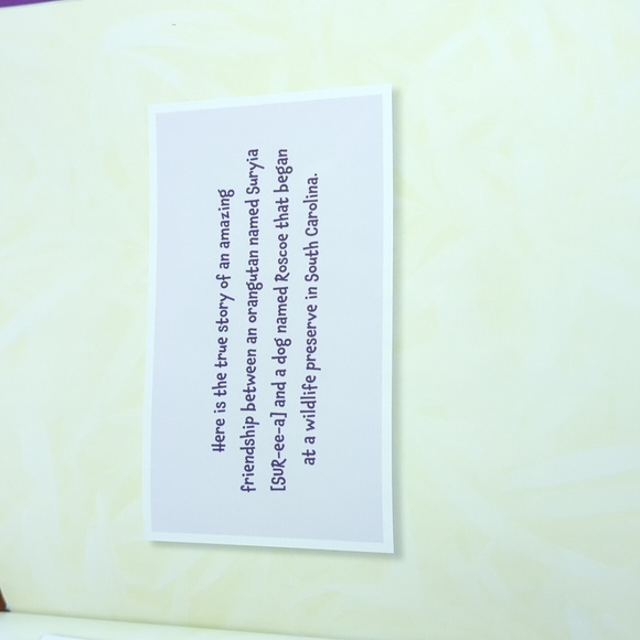 3/$20🌟 Suryia & Roscoe: The True Story of an Unlikely Friendship Hardcover Book - Picture 6 of 9